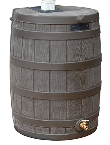 50 Gallon Rain Barrel   Oak