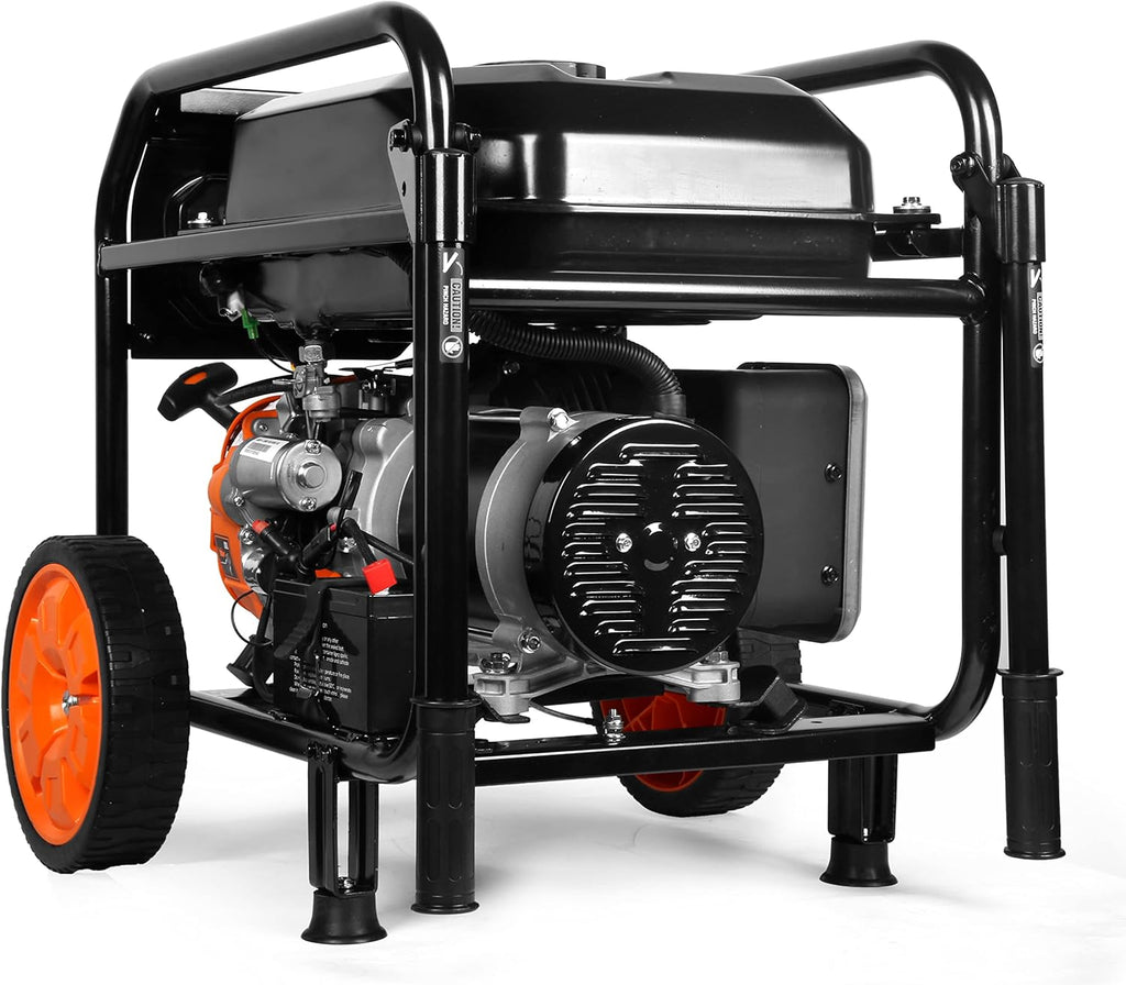 WEN 5600-Watt Portable Generator  Electric Start  224cc  Transfer-Switch and RV-Ready with CO Shutdown Sensor (GN5602X)