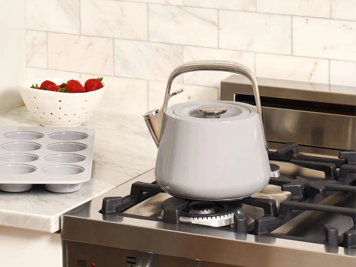 Caraway Whistling Tea Kettle in Gray