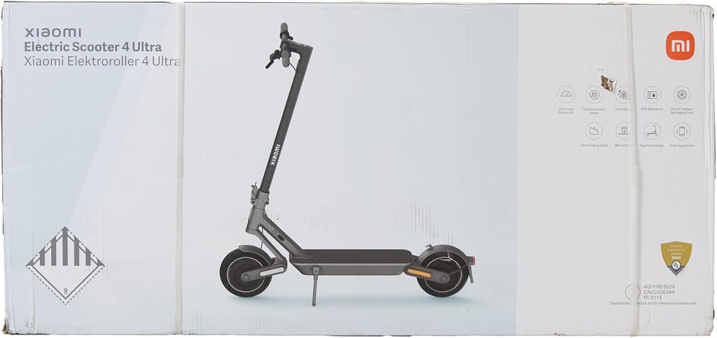 Xiaomi E-Scooter with German Road Legal (Max 20 km/h, Up to 70 km Range & 25 Percent Incline, Pneumatic Tyres, Dual Brakes, Display, Aluminium Body, App)
