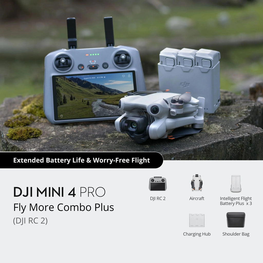 DJI Mini 4 Pro Fly More Combo with DJI RC 2 Controller