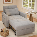 Sofa Bed Chair 3 in 1 Convertible Pullout Single Sleeper Chair Bed Spacious Multifunctional Sofa