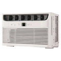 8,000 BTU Window Air Conditioner with WiFi & Remote, Multi-Speed, Eco Mode, White