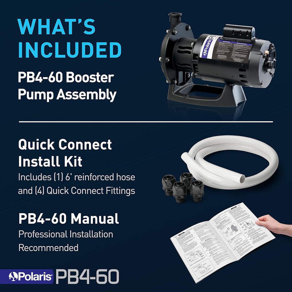 Polaris PB4-60 Booster Pump with 60-Hertz Motor