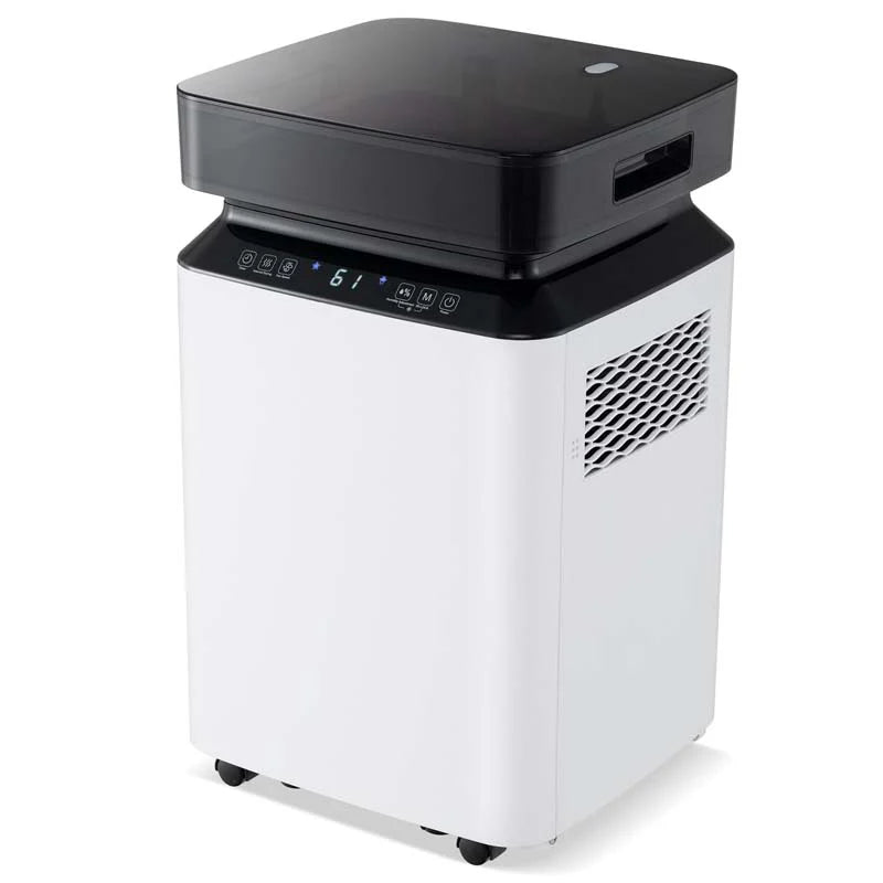 70-Pint Dehumidifier for Basement Home, 4,500 Sq.Ft Dehumidifier with Drain Hose, Pump, 2.2 Gal Water Tank, 24H Timer