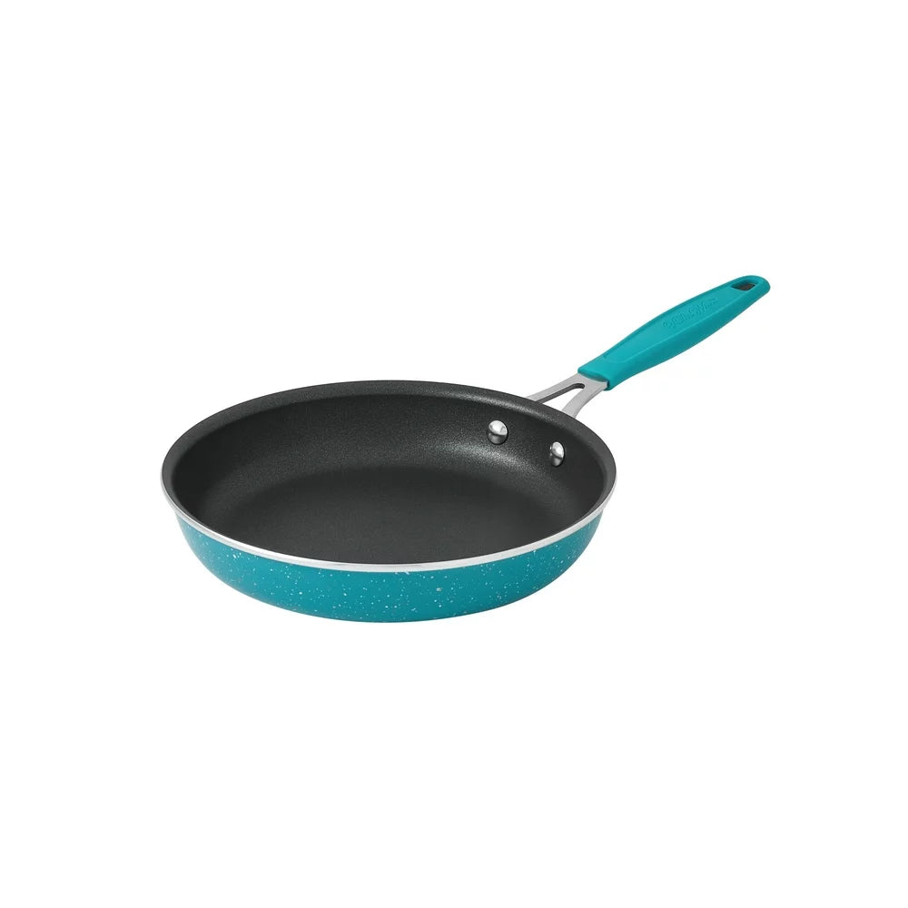 The Pioneer Woman Brilliant Blooms 38-Piece Cookware Set, Teal �C Complete Kitchen Solution with Floral Design