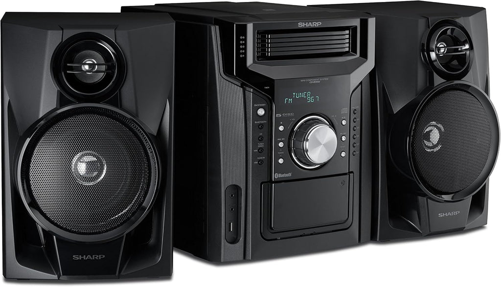 CD-BH950 240W 5-Disc Mini Shelf Speaker System with Cassette and Bluetooth