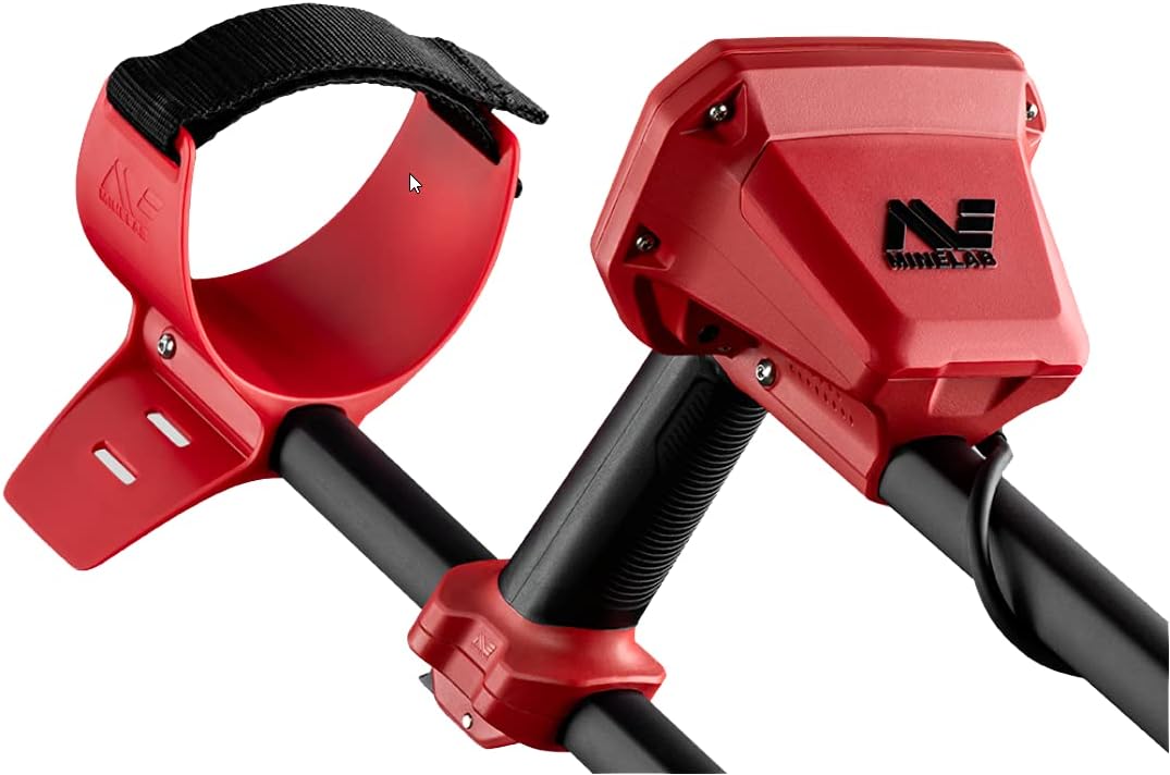 Minelab Vanquish 440 Multi-Frequency Pinpointing Metal Detector for Adults with V10 10"x7" Double-D Waterproof Coil (4 Detect Modes  Wired Headphones & Rain Cover Included)