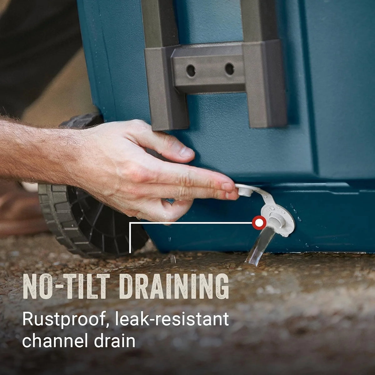 Coleman Classic Series Insulated Portable Wheeled Cooler, Leak-Resistant Outdoor Hard Cooler Keeps Ice up to 5 Days, 100-Quart