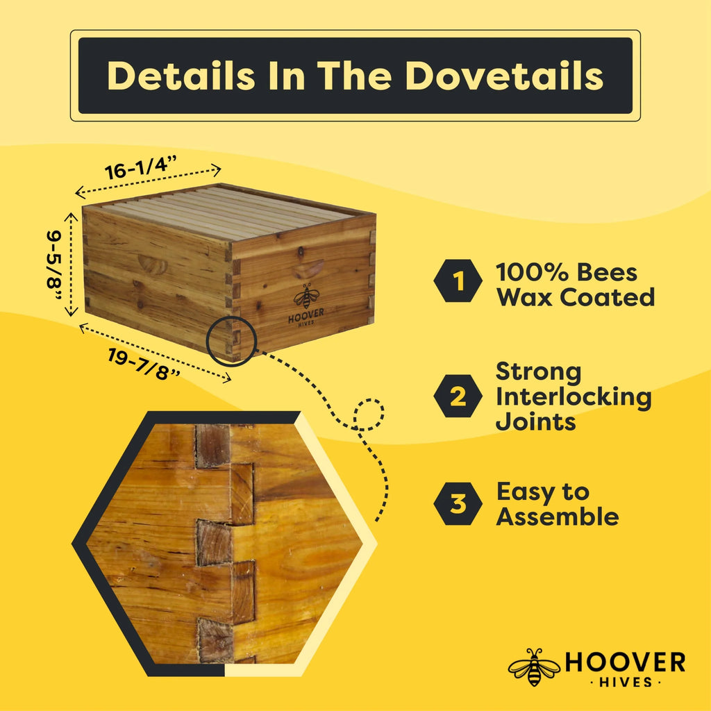 Hoover Hives Original Beeswax Coated Beehive Kit