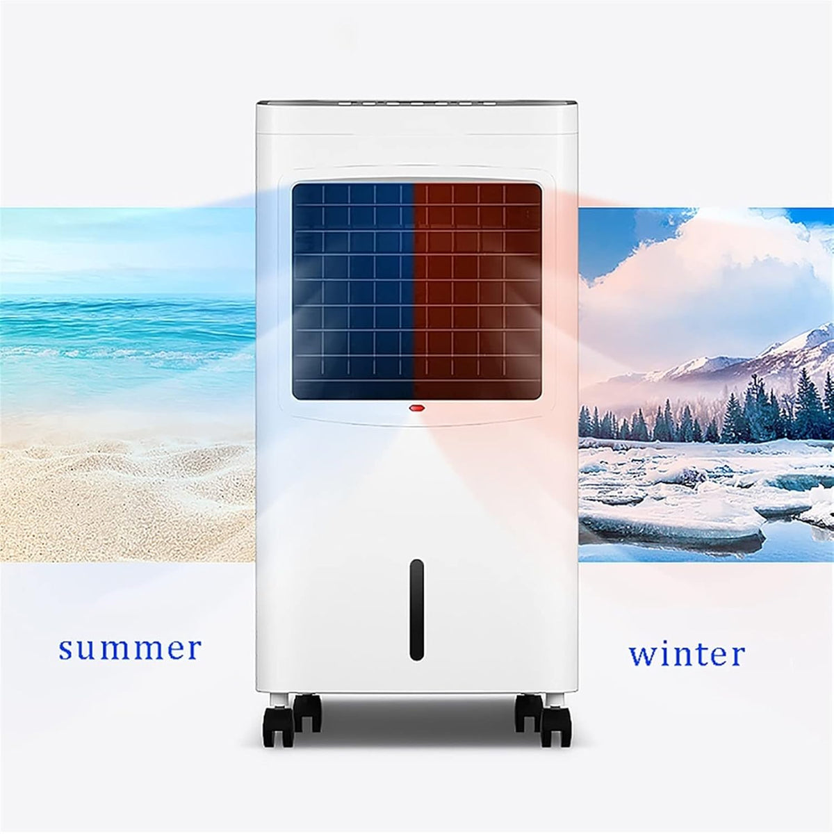 Portable Evaporative Cooler - Portable Evaporative Cooler Unit with Remote Control, Energy Efficient for Home, Adjustable Airflow, Lightweight & Compact Design