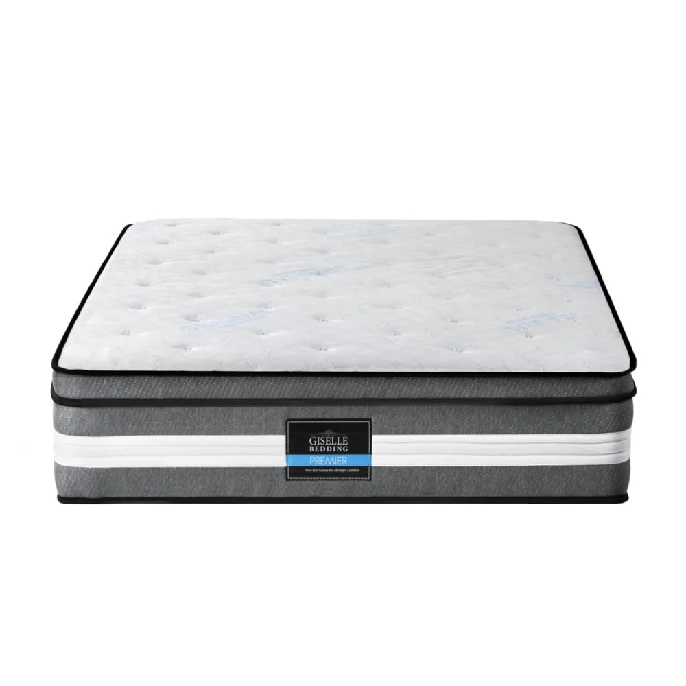Giselle Bedding 30cm Mattress Gel Foam Pocket Spring King Single