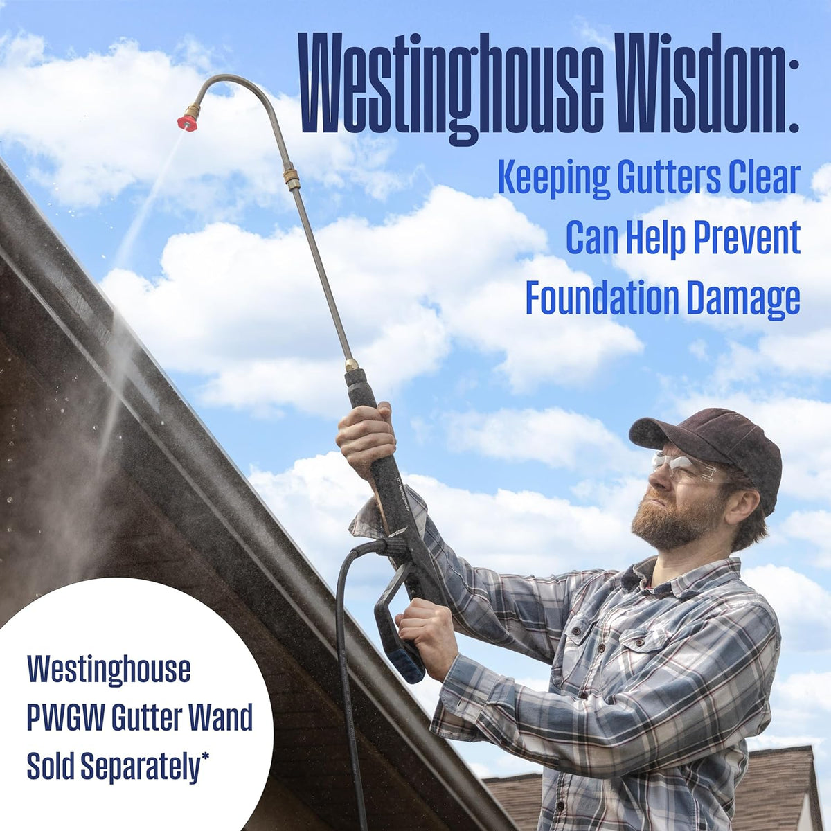 Westinghouse WPX3400 Gas Pressure Washer  3400 PSI and 2.6 Max GPM  Onboard Soap Tank  Spray Gun and Wand  5 Nozzle Set  for Cars/Fences/Driveways/Homes/Patios/Furniture