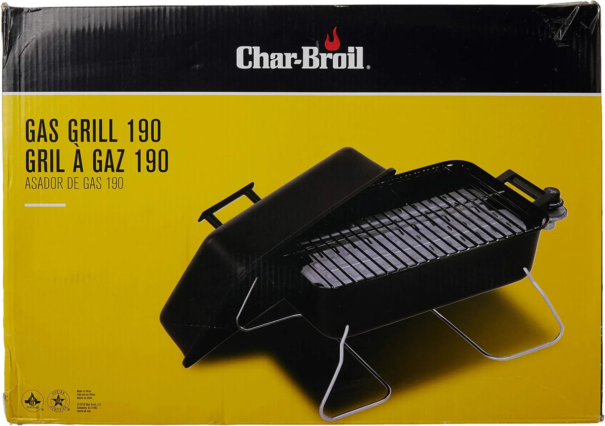 Portable Convective 1-Burner Stainless Steel Propane Gas Grill