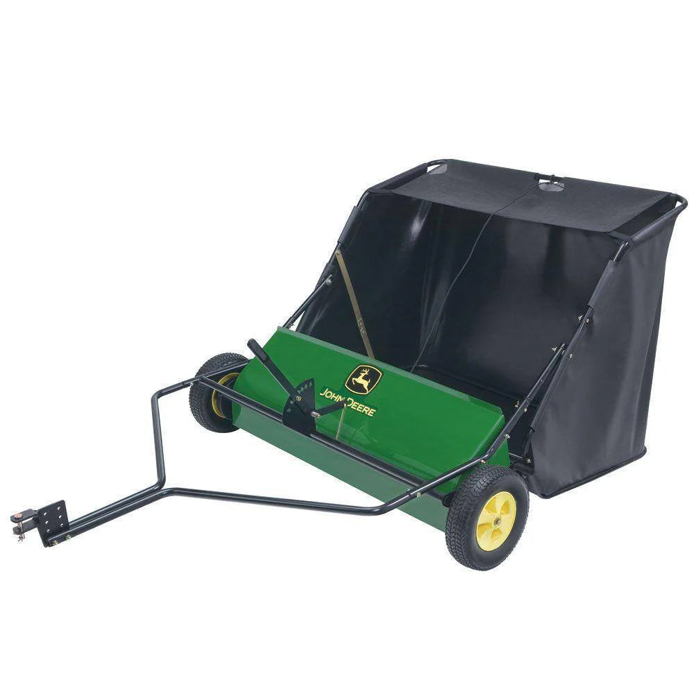 John Deere 42′′ Tow-Behind Lawn Sweeper, 24 cu. ft. Capacity, Adjustable Brushes