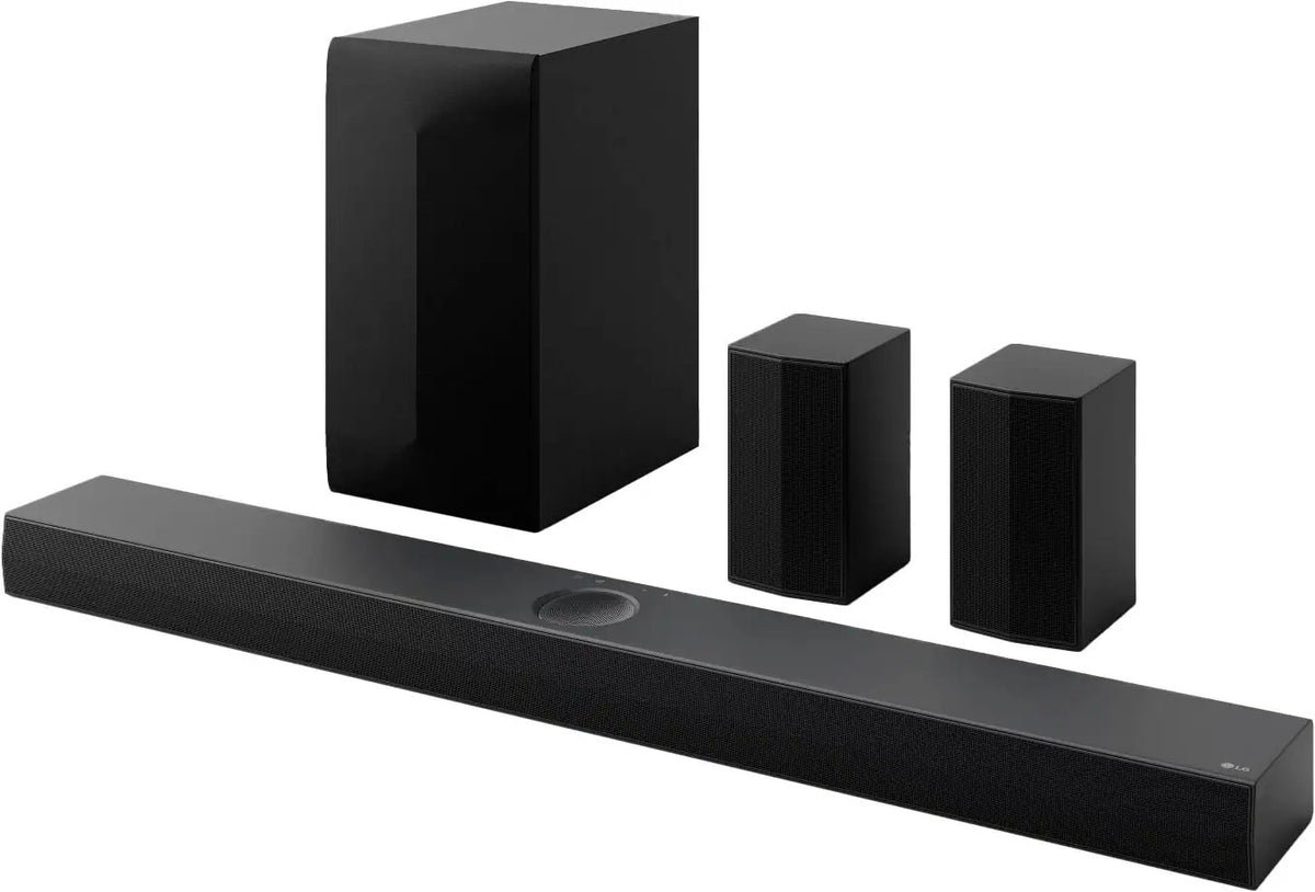 LG – 5.1.1-Channel S70TR Home Theater Soundbar with Wireless Subwoofer and Rear Speakers, Dolby Atmos, WOW Orchestra – Black