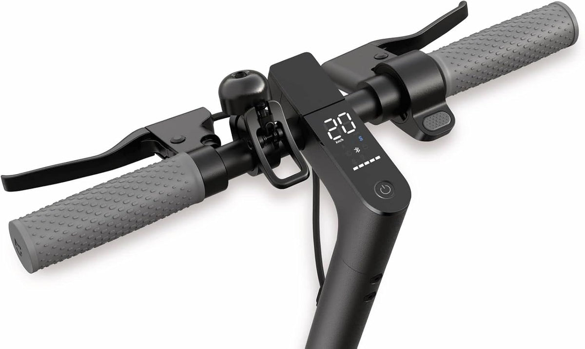 Xiaomi E-Scooter with German Road Legal (Max 20 km/h, Up to 70 km Range & 25 Percent Incline, Pneumatic Tyres, Dual Brakes, Display, Aluminium Body, App)