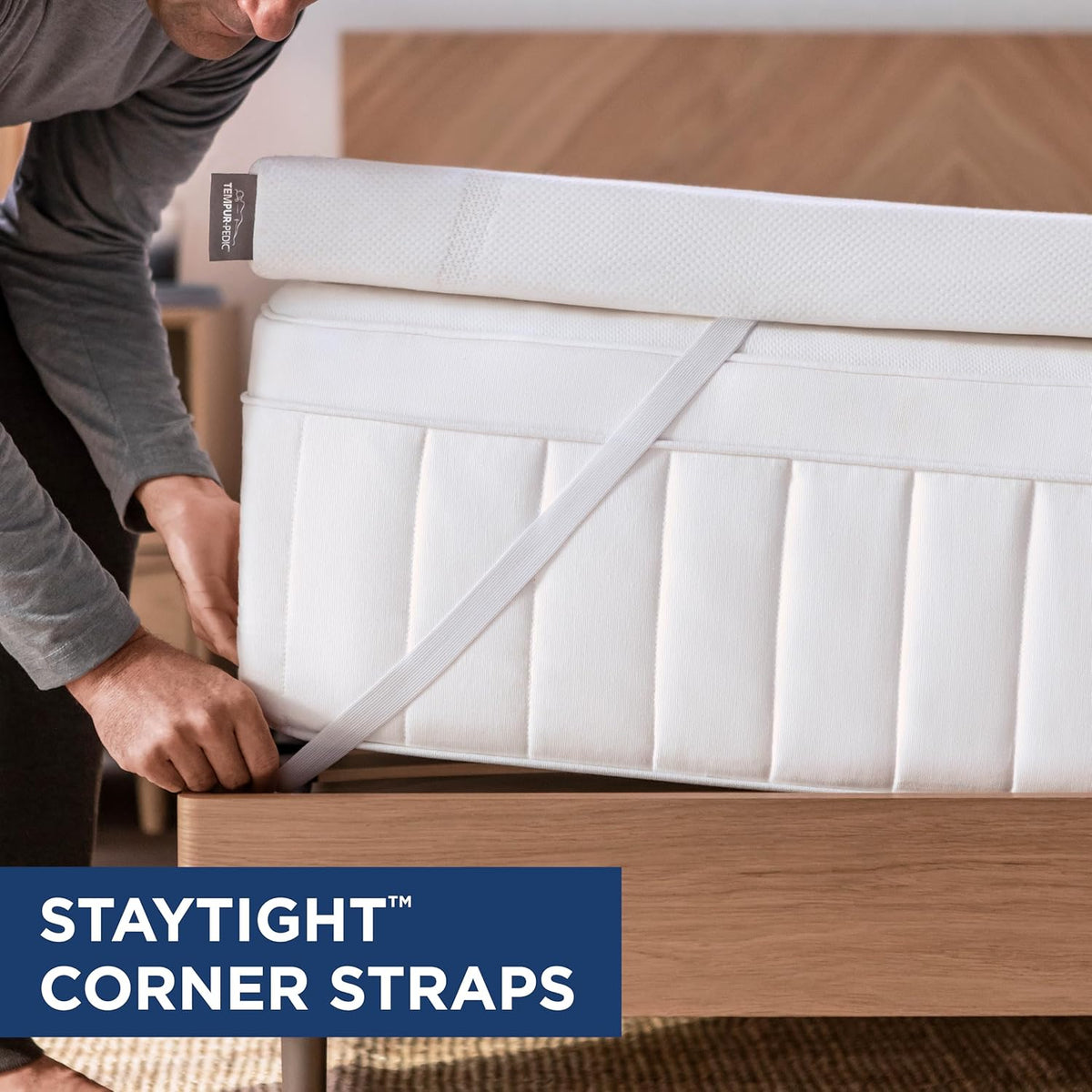 TEMPUR-Adapt (Supreme) 3" Memory Foam Mattress Topper, King