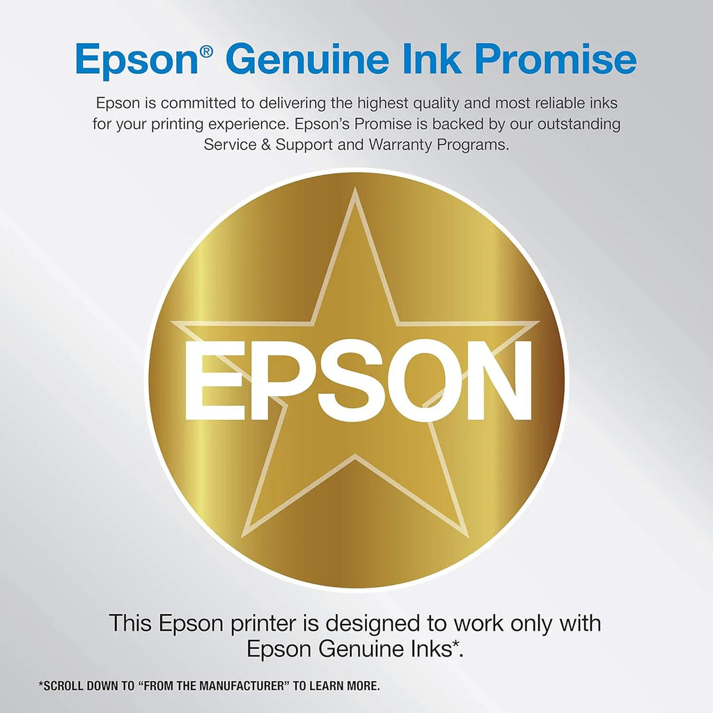 ET-4800 Wireless All-in-One Cartridge-Free Supertank Printer with Scanner, Copier, Fax, ADF and Ethernet ?C Ideal-for Your Home Office, White
