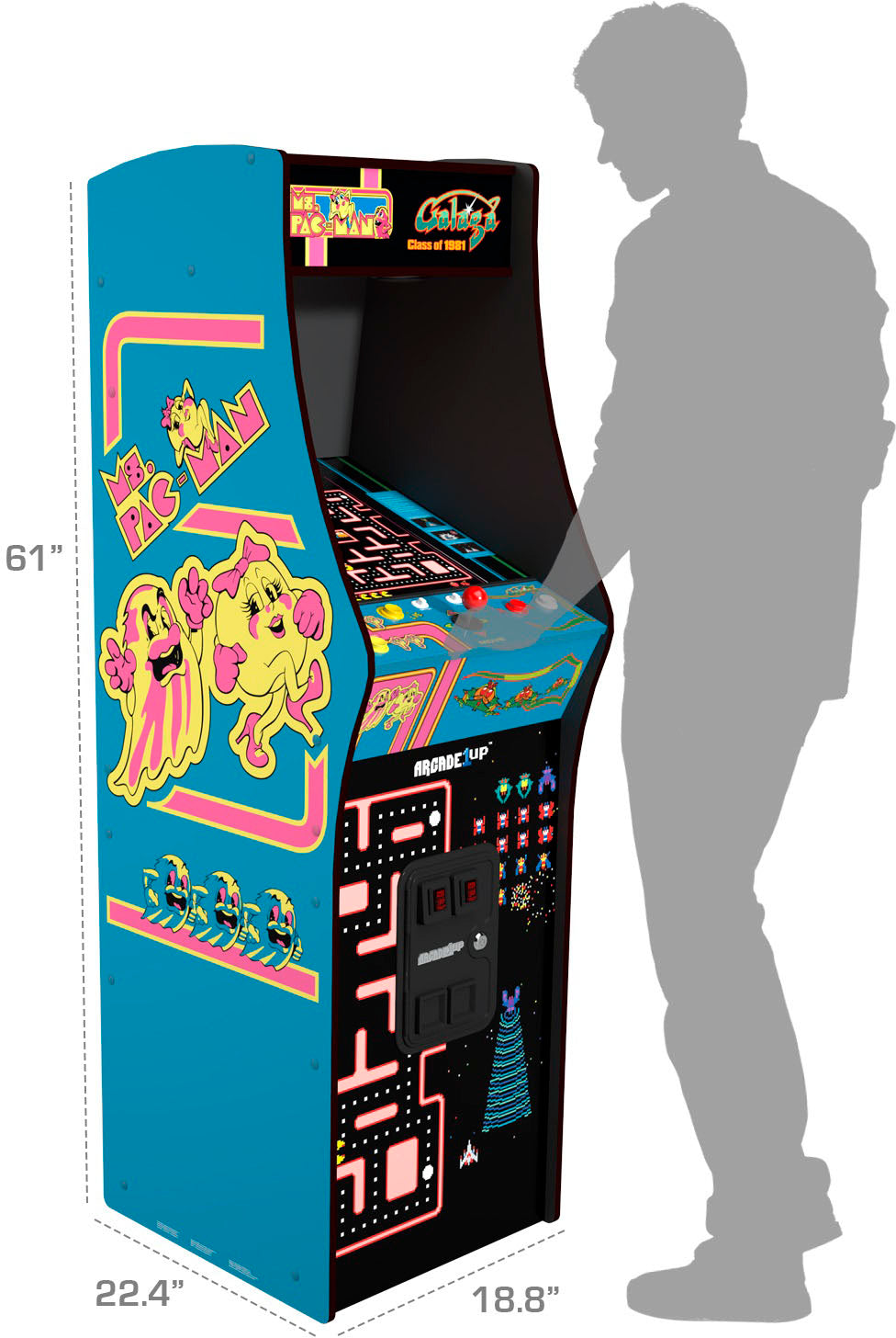 Arcade1Up �C Class of 81�� Deluxe Arcade Game �C Blue