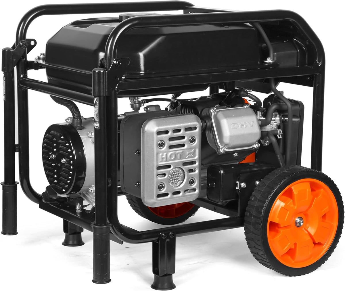 WEN 5600-Watt Portable Generator  Electric Start  224cc  Transfer-Switch and RV-Ready with CO Shutdown Sensor (GN5602X)