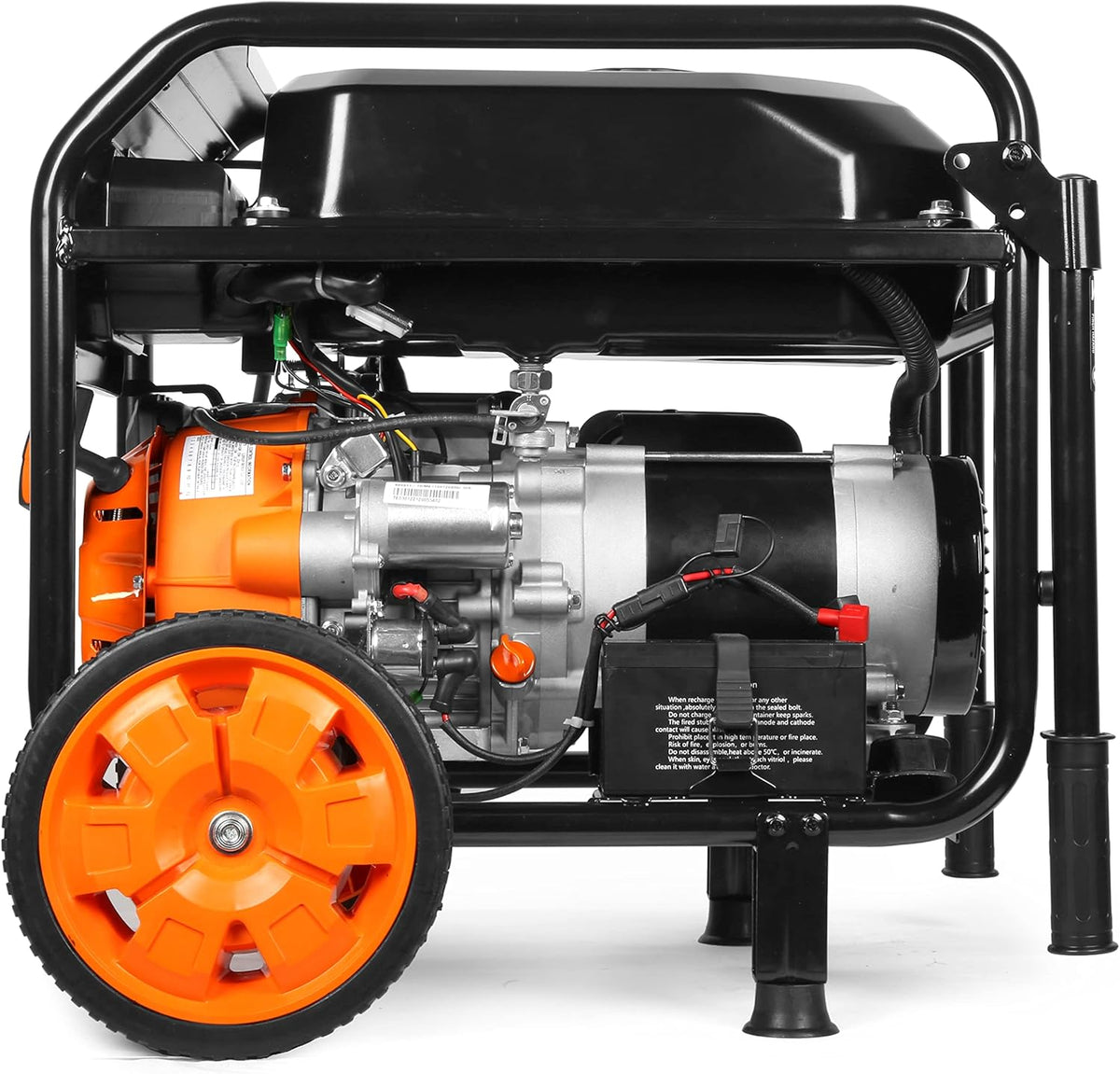 WEN 5600-Watt Portable Generator  Electric Start  224cc  Transfer-Switch and RV-Ready with CO Shutdown Sensor (GN5602X)