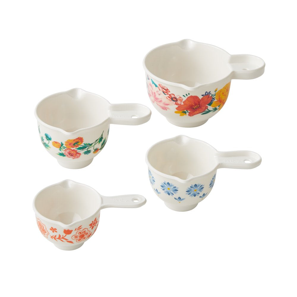 The Pioneer Woman Brilliant Blooms 38-Piece Cookware Set, Teal �C Complete Kitchen Solution with Floral Design