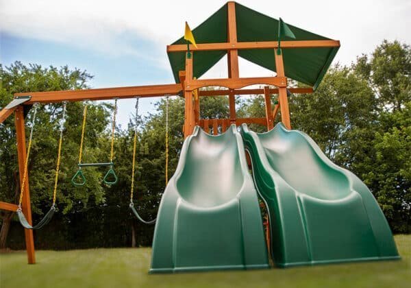 Outing w/ Dual Slides Swing Set