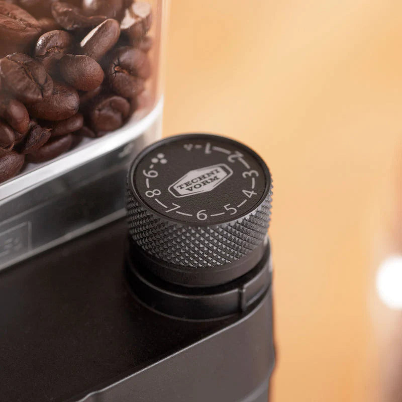 Moccamaster KM5 Burr Grinder in Polished Silver