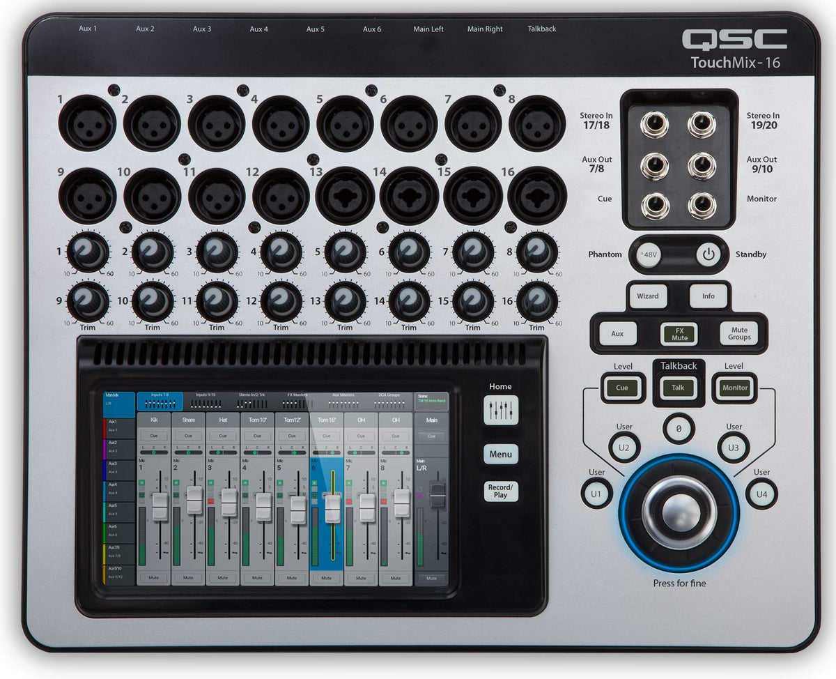 QSC TouchMix 16 Compact Digital Mixer