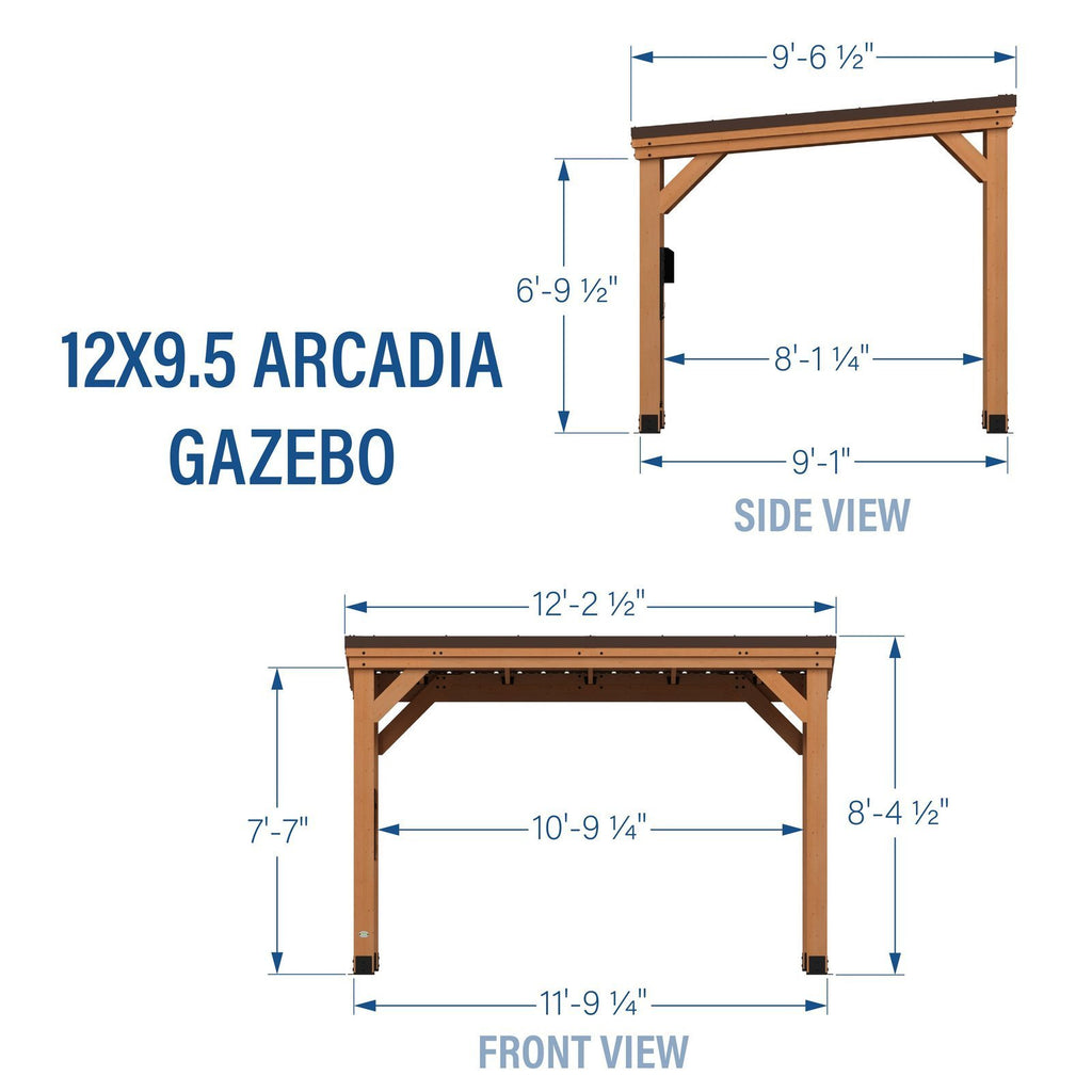 Backyard Discovery 12��9.5 Arcadia Gazebo