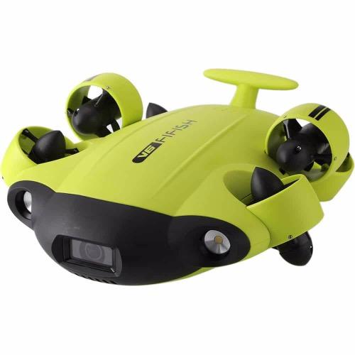 QYSEA FIFISH V6 Underwater Drone, 4K UHD, 162�� Wide-Angle, 328ft Depth, 6 Thrusters, VR Control