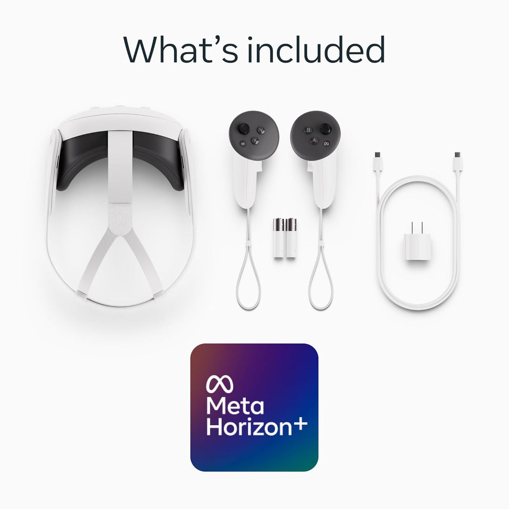 Meta Quest 3 512GB | VR Headset — Thirty Percent Sharper Resolution — 2X Graphical Processing Power — Virtual Reality Without Wires — Access to 40+ Games with a 3-Month Trial of Meta Horizon+ Included
