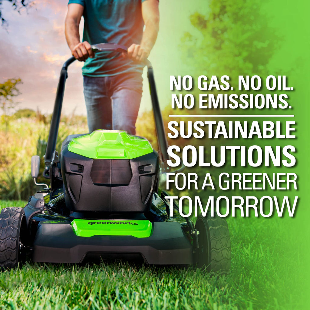 80V Cordless 21 Self-Propelled Brushless Lawn Mower | Greenworks