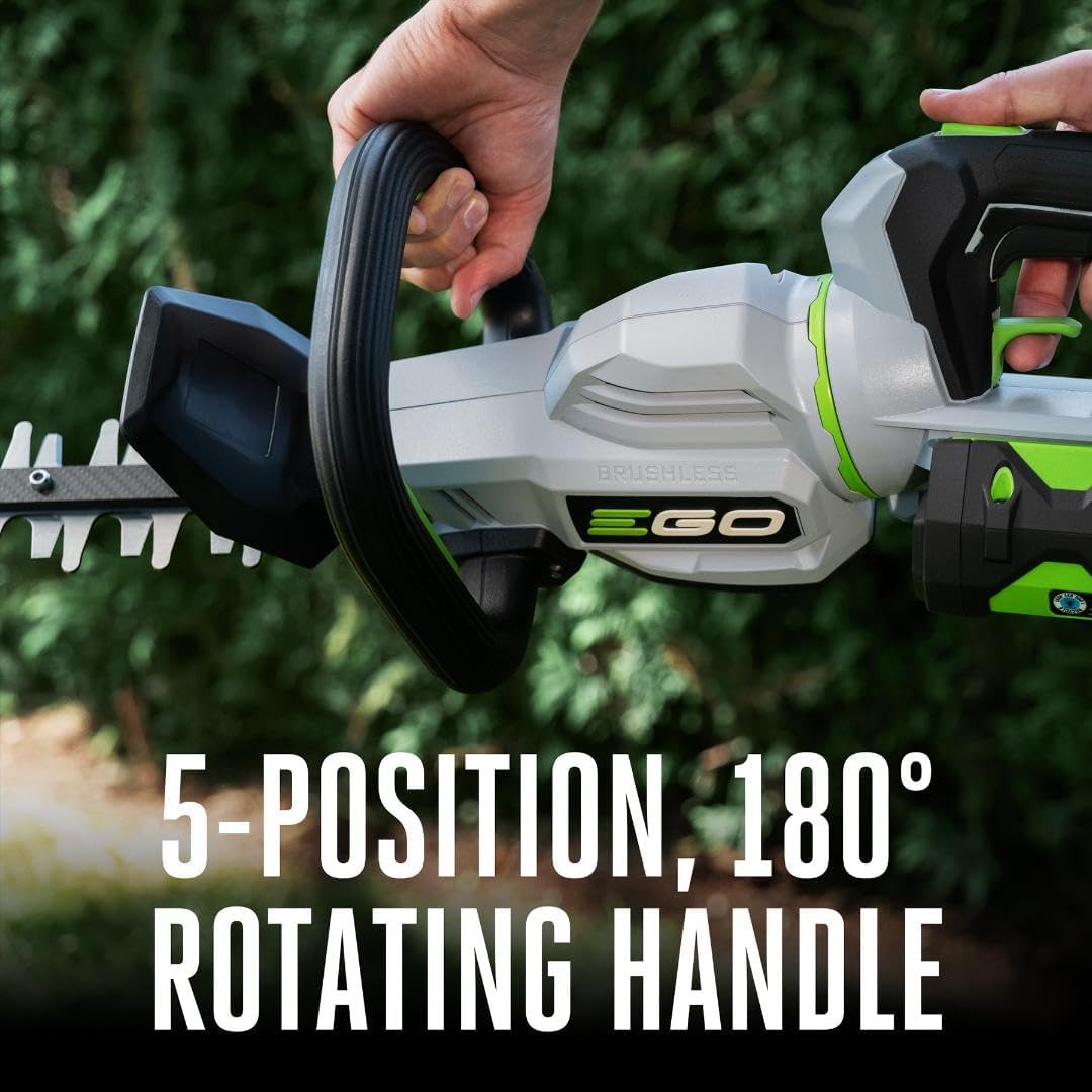 EGO Power+ Hedge Trimmer Cordless  Electric Hedge Trimmer 26"  Includes 56V 2.5Ah Battery and Charger - HT2601