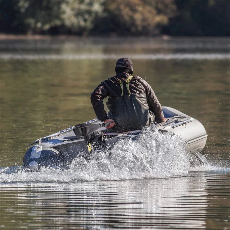 Electric Trolling Motor 8 Speed Boat Fishing Motor with Telescoping Handle, Transom Mount 36" Shaft for Freshwater Saltwater Use