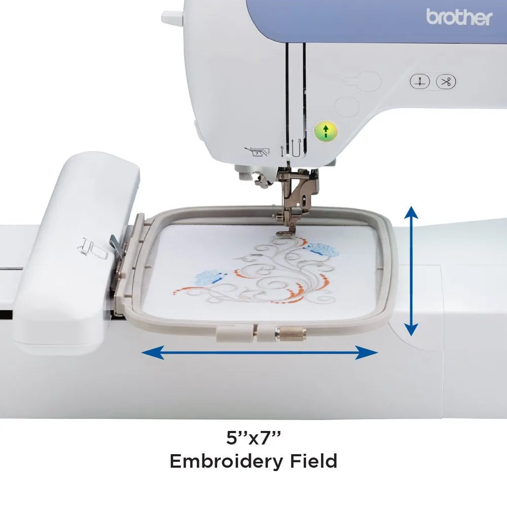 Brother Computerized Embroidery Machine with 5 in x 7 in Embroidery Area and LCD Screen