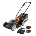 Worx 40V Cordless Lawn Mower 14′′ with Intellicut, Mulching, 2x20V 4.0Ah Batteries and Charger Included