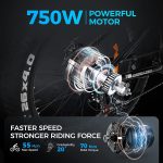 Outdoor electric bike with 48V/15Ah lithium battery ??Black