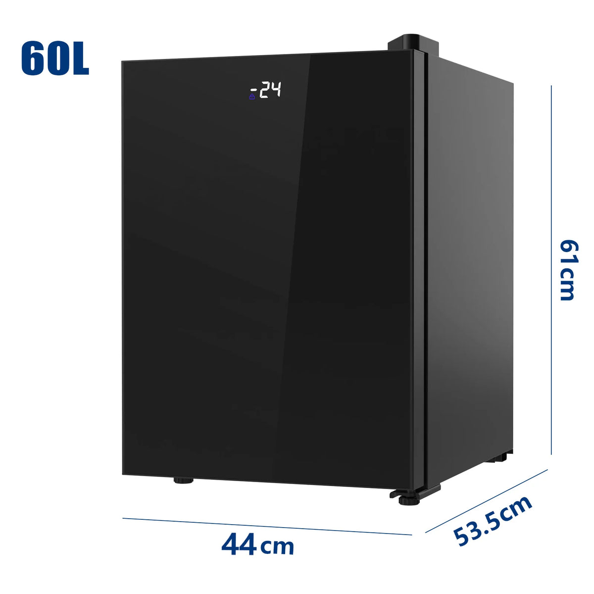 60L Mini Upright Freezer Compact Freezer