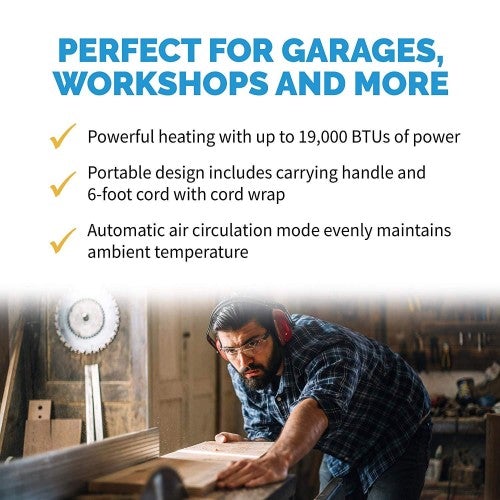 NewAir G56 5600 Watt Garage Heater – Get Fast Heat for 560 Sq. Ft.