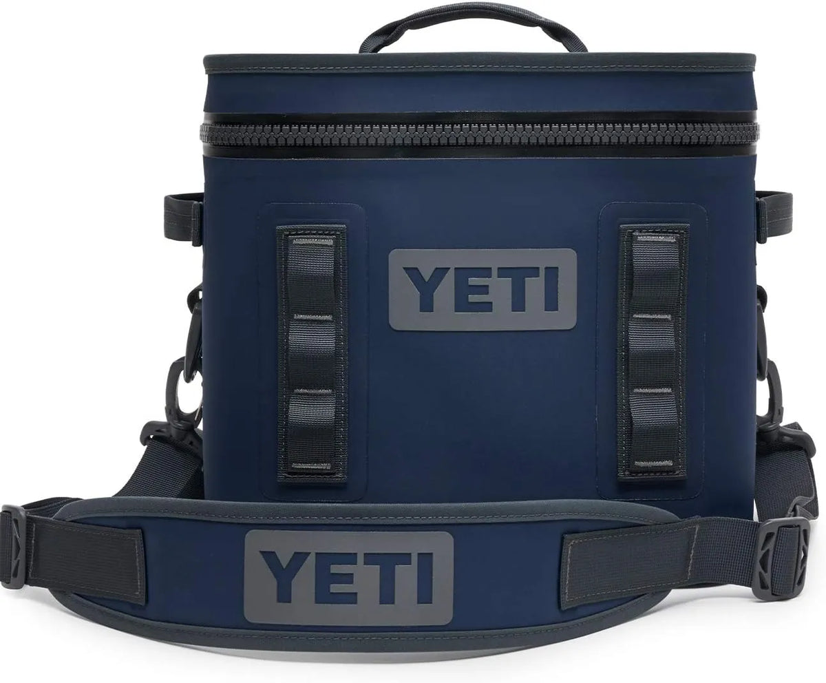 YETI Hopper Flip 12 Charcoal Portable Soft Cooler, 15 lbs Capacity, Foam Insulation, Leakproof Zipper, Outdoor Ready