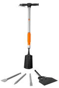 5-in-1 Pneumatic Multi-Function Tool with Scraper, Shovel, and Chisel Attachments Sets