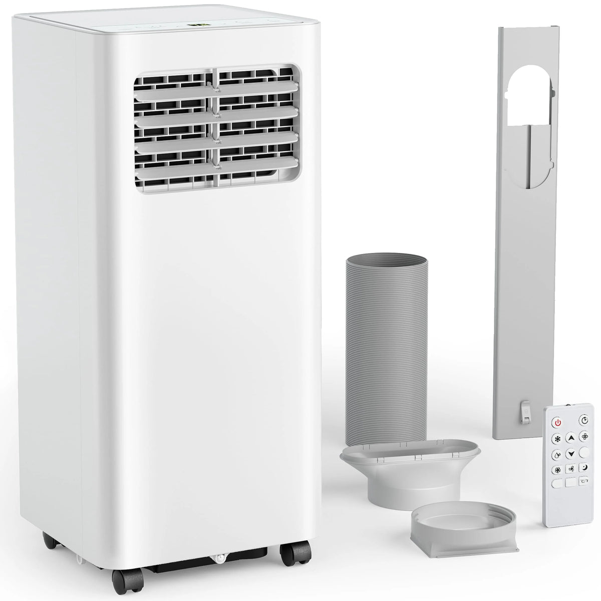 9000 BTU Portable Air Conditioner with Dehumidifier, Sleep Mode & Remote Control