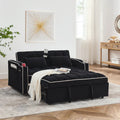 Fashionable modern and multi-functional foldable velvet sofa bed