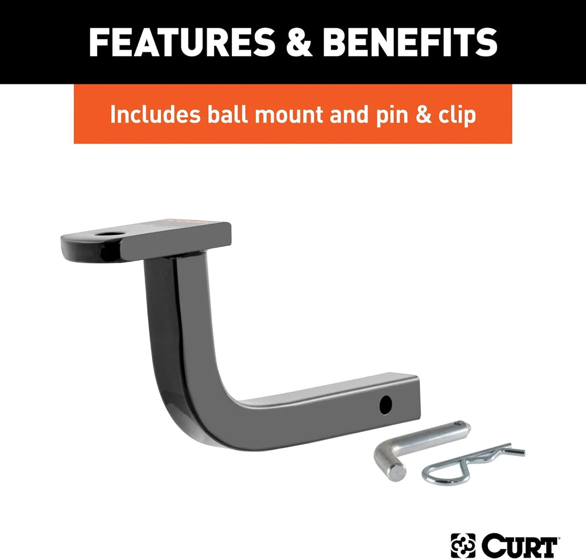 1 Trailer Hitch with Ball Mount
