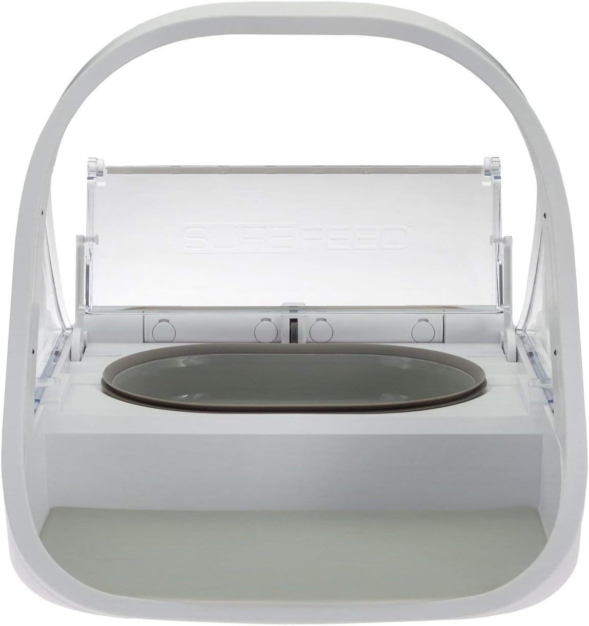 Automatic Pet Feeder -Microchip Pet Feeder – MPF001 – Suitable for Both Wet and Dry Food – Bonus eOutletDeals Pet Towel
