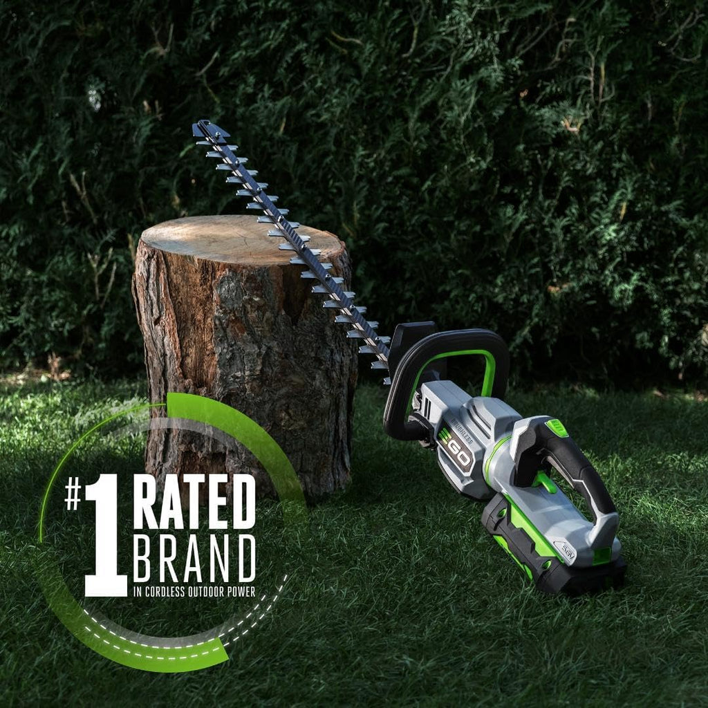EGO Power+ Hedge Trimmer Cordless  Electric Hedge Trimmer 26"  Includes 56V 2.5Ah Battery and Charger - HT2601