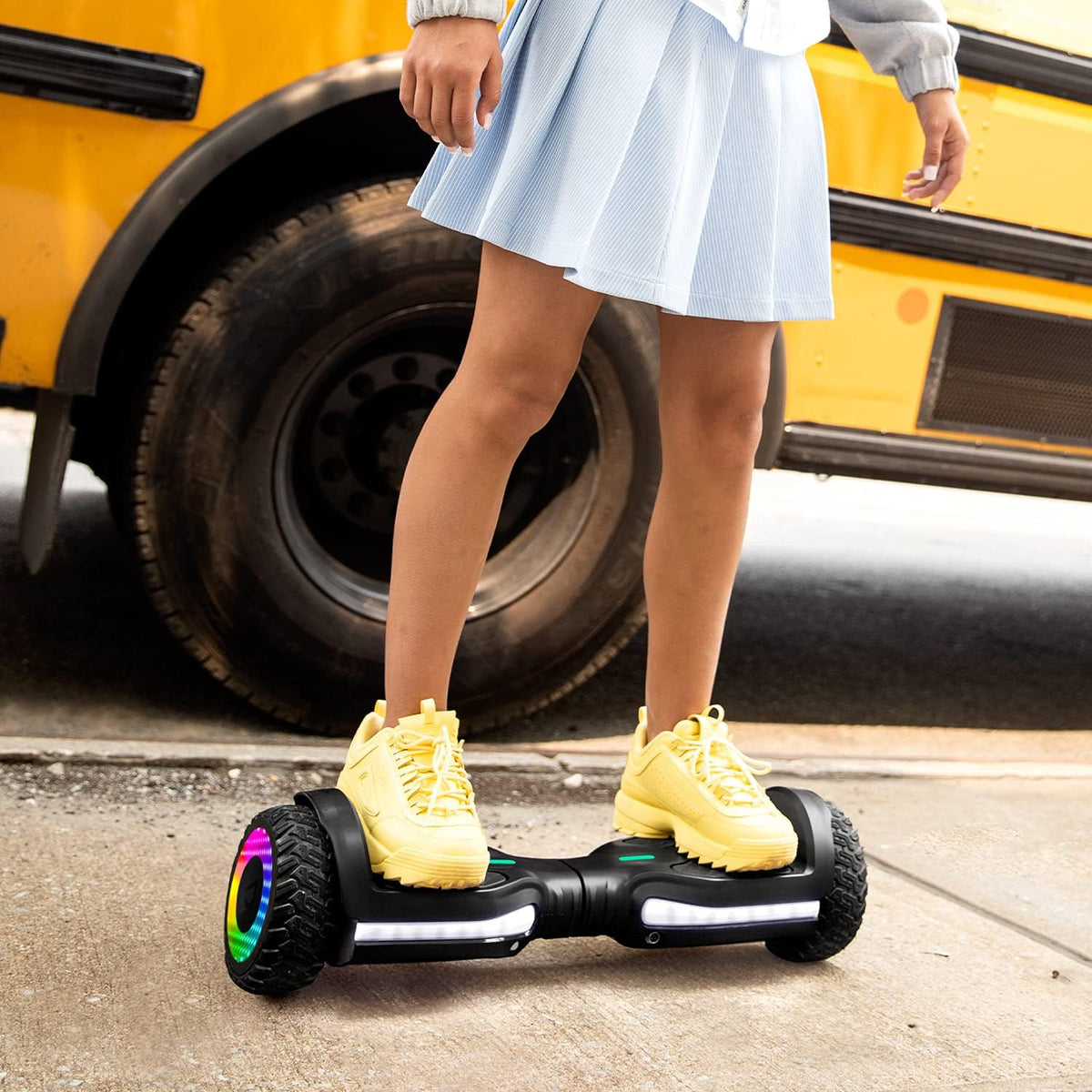 Jetson Self Balancing Hoverboard with Built in Bluetooth Speaker | All Terrain Tires | LED Lights