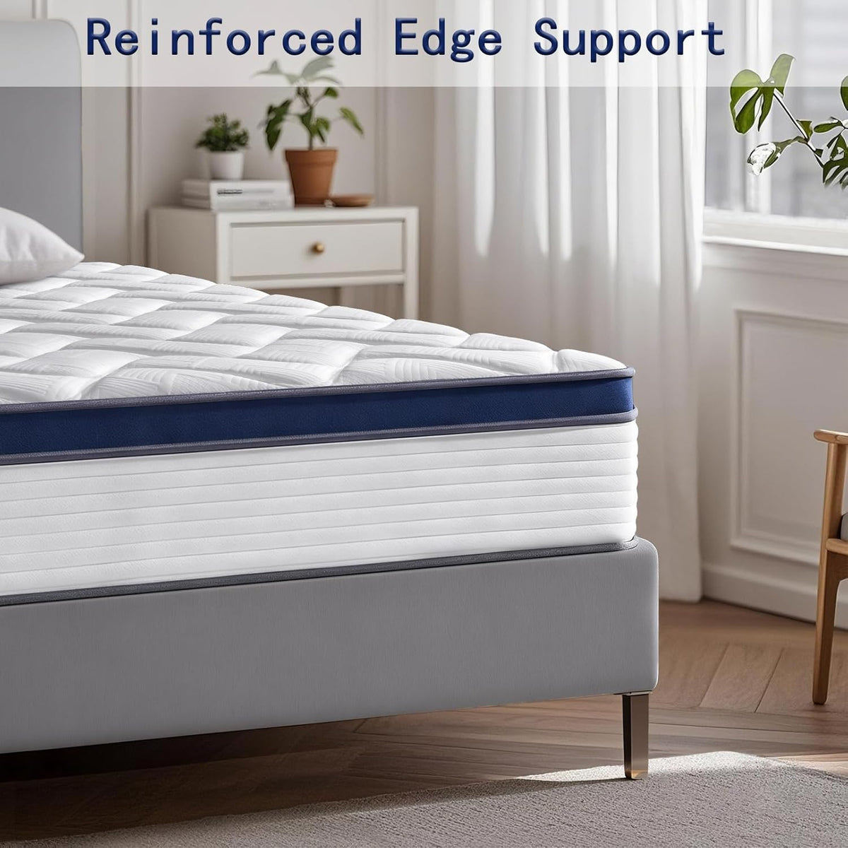 Full Size Mattress 12 Inch, Hybrid Full Mattress with Memory Foam & Pocket Springs, CertiPUR-US Certified, Medium Firm, Motion Isolation, Full Bed Mattress in a Box for Pressure Relief